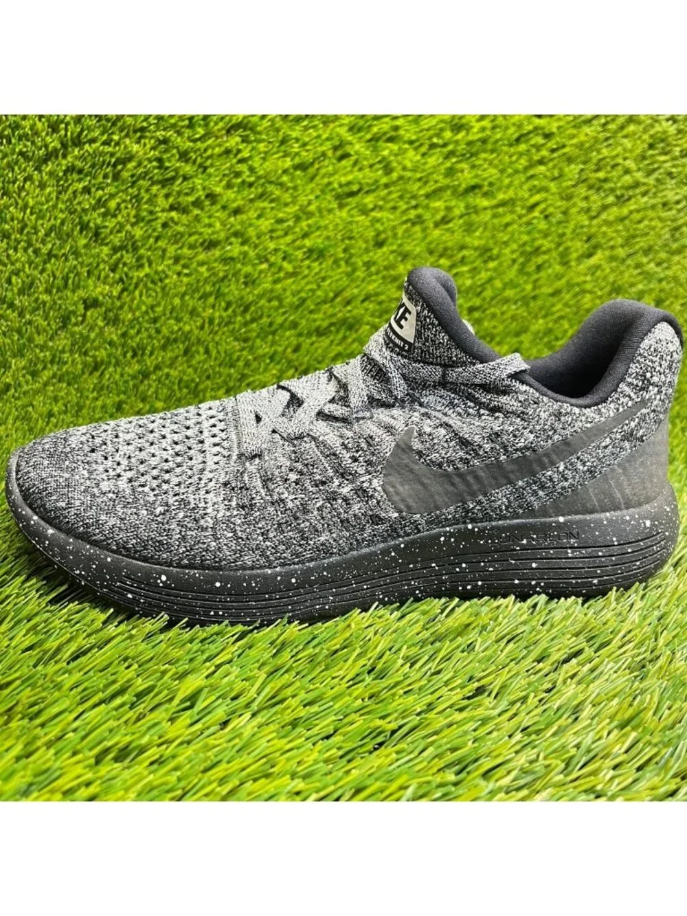 Nike Lunarepic Flyknit 2 Womens Size 7.5 Black Athletic Running Shoes Sneakers